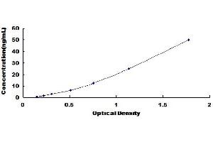 Typical Standard Curve (Myoglobin ELISA Kit)