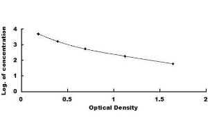 Typical standard curve (D-Dimer ELISA Kit)