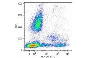 Flow Cytometry (FACS) image for anti-HLA-DR (HLA-DR) antibody (ABIN238445) (HLA-DR antibody)