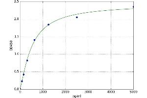 A typical standard curve (14-3-3 sigma/SFN ELISA Kit)