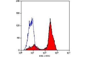 Staining of human peripheral blood lymphocytes with MOUSE ANTI HUMAN CD2 (ABIN119502). (CD2 antibody)