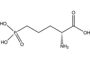Chemical structure of D-AP5 , a Glutamate-NMDA receptor antagonist. (D-AP5)