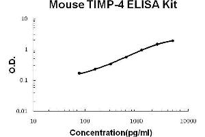 Mouse TIMP-4 PicoKine ELISA Kit standard curve (TIMP4 ELISA Kit)