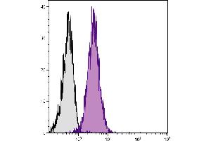 BALB/c mouse splenocytes were stained with Rat Anti-Mouse CD102-FITC. (ICAM2 antibody  (FITC))