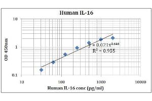 ELISA image for Interleukin 16 (IL16) ELISA Kit (ABIN5026928) (IL16 ELISA Kit)