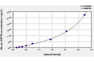 Typical standard curve (BIP/GRP78 ELISA Kit)