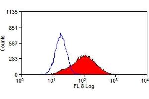 Flow Cytometry (FACS) image for anti-Hepatitis A Virus Cellular Receptor 1 (HAVCR1) antibody (PE) (ABIN2476813) (HAVCR1 antibody  (PE))