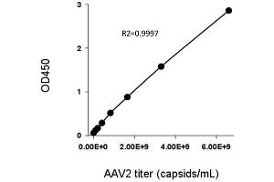 Typical standard curve (AAV2 ELISA Kit)