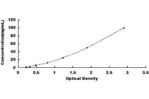 Typical standard curve (ARG ELISA Kit)