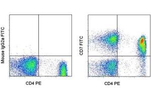 Image no. 1 for anti-CD7 (CD7) antibody (FITC) (ABIN474059) (CD7 antibody  (FITC))