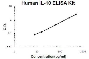 Human IL-10 Accusignal ELISA Kit Human IL-10 AccuSignal ELISA Kit standard curve. (IL-10 ELISA Kit)