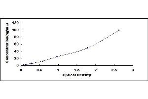 Typical standard curve (CA2 ELISA Kit)