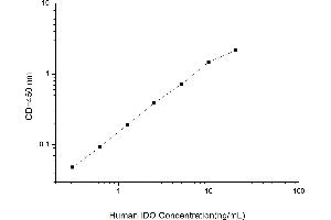 Typical standard curve (IDO ELISA Kit)