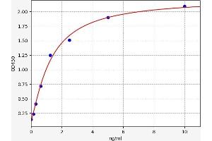 Typical standard curve (Flotillin 1 ELISA Kit)