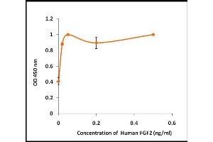 Activity Assay (AcA) image for Fibroblast Growth Factor 2 (Basic) (FGF2) (Active) protein (ABIN5509466) (FGF2 Protein)