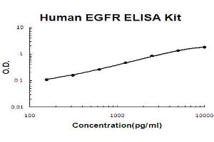 Human EGFR Accusignal ELISA Kit Human EGFR AccuSignal ELISA standard curve. (EGFR ELISA Kit)