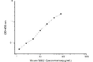 Typical standard curve (Microalbuminuria ELISA Kit)